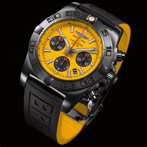 breitling black and yellow